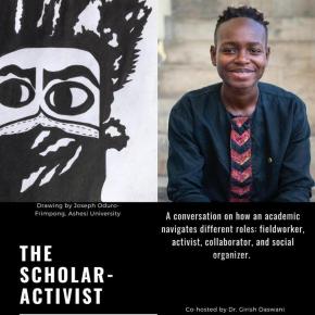 Upcoming Methods Café on Feb. 3rd: The Scholar-Activist, Featuring Dr. Anima Adjepong