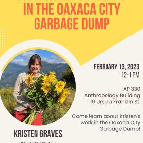 Upcoming Talk by Kristen Graves on Monday, February 13, 2023